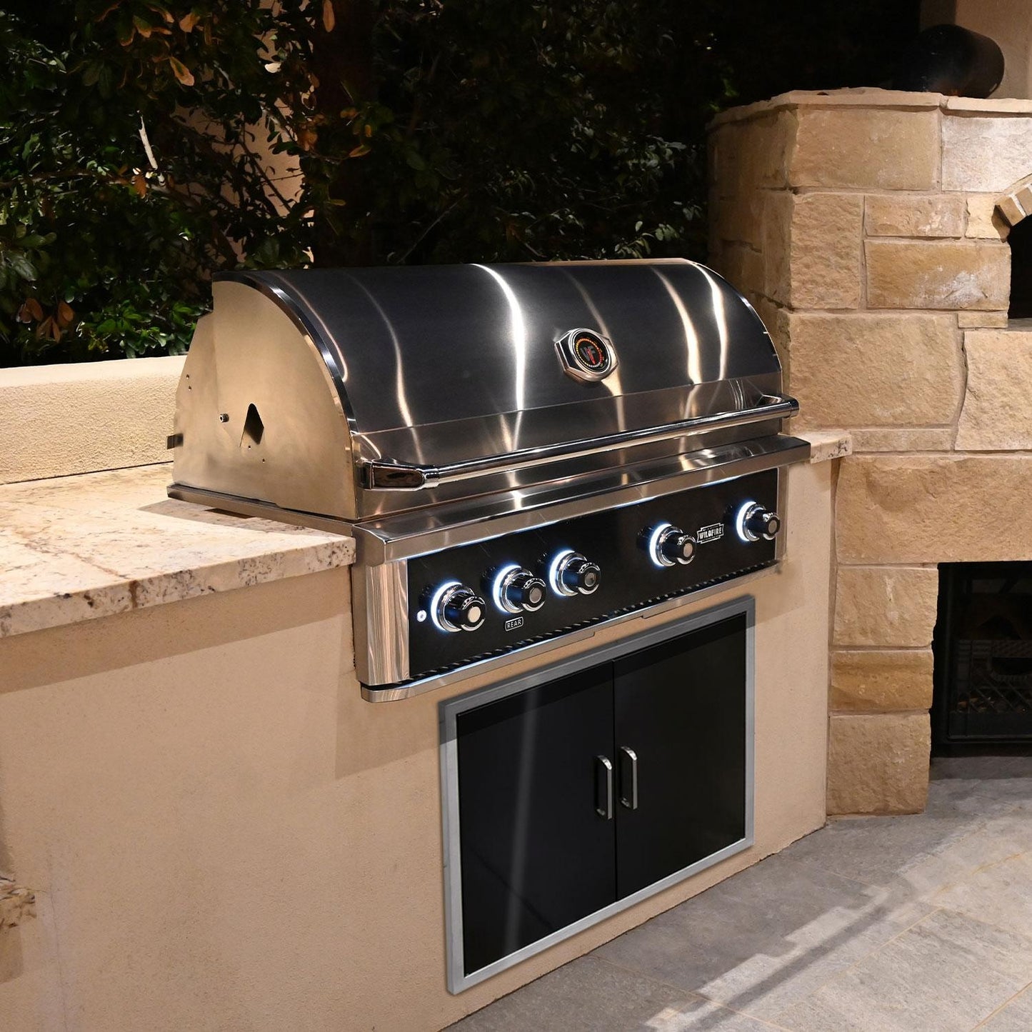 Wildfire Ranch PRO 42" 4-Burner Stainless Steel Gas Grill