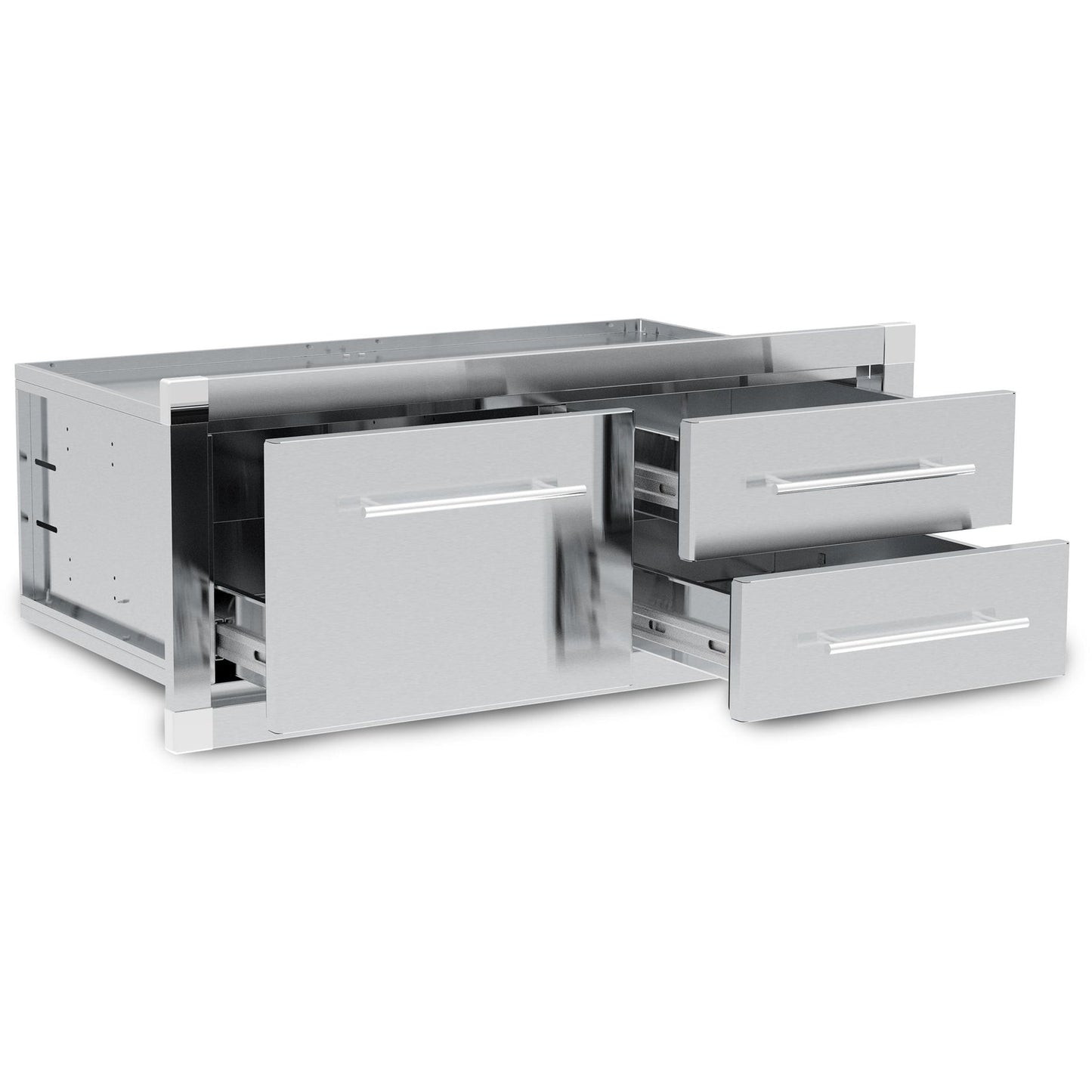 Broil King® Enclosed Stainless Steel 2-Drawer - 1-Drawer Assembly