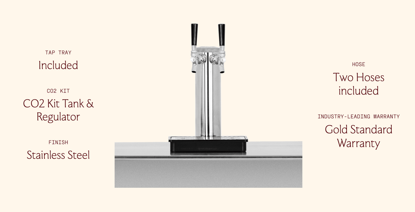 SUMMERSET™ Double Keg Tap for Kegerator