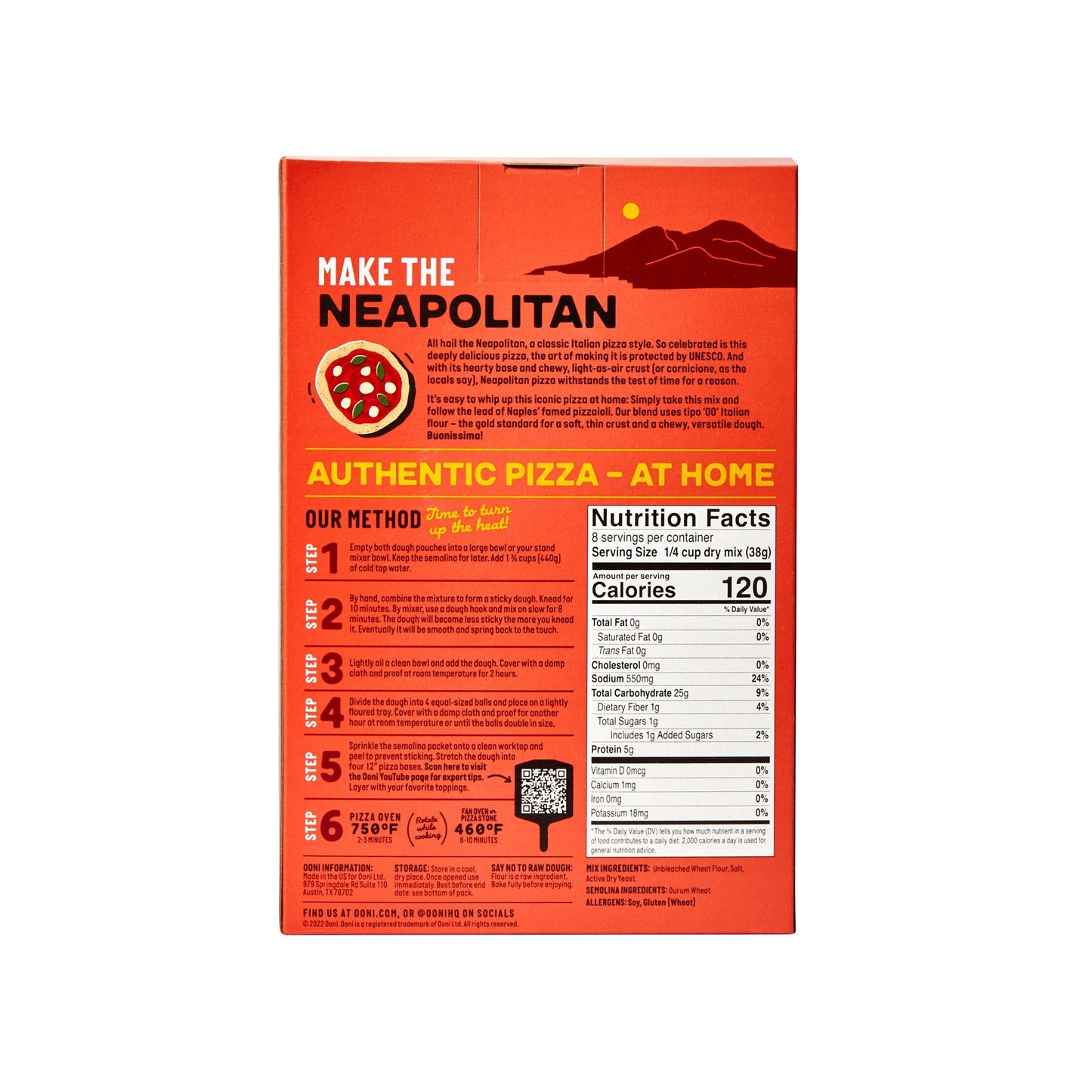 Ooni™ Neapolitan Dough Mix — 25.8oz Box (UU-F00069)