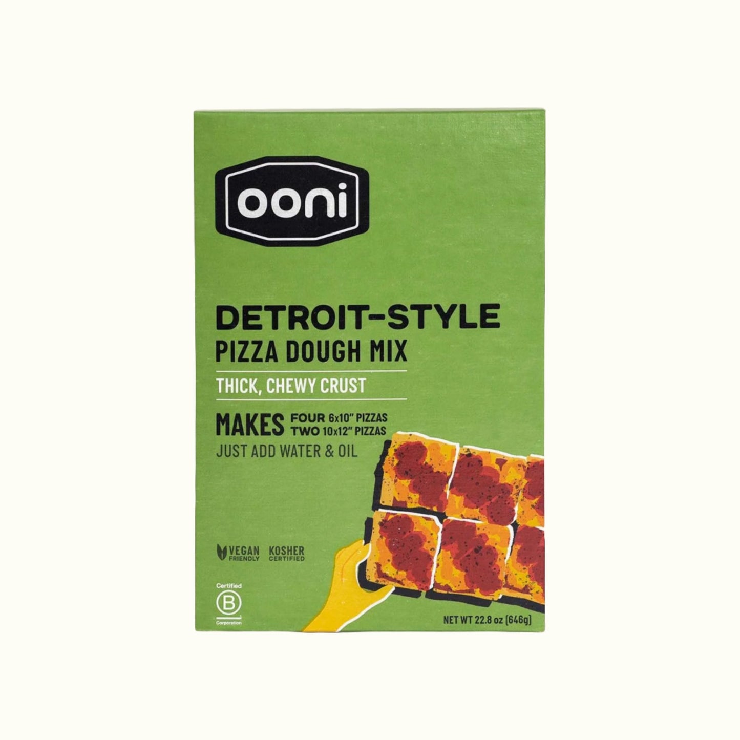 Ooni™ Detroit-Style Dough Mix — 22.8oz Box (UU-F0008C)