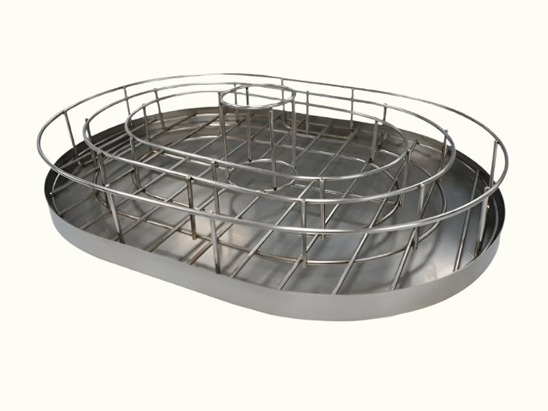 Primo® Rib and Chicken Holder with Drip Tray (PGXLGRC) — Main Image with transparent background