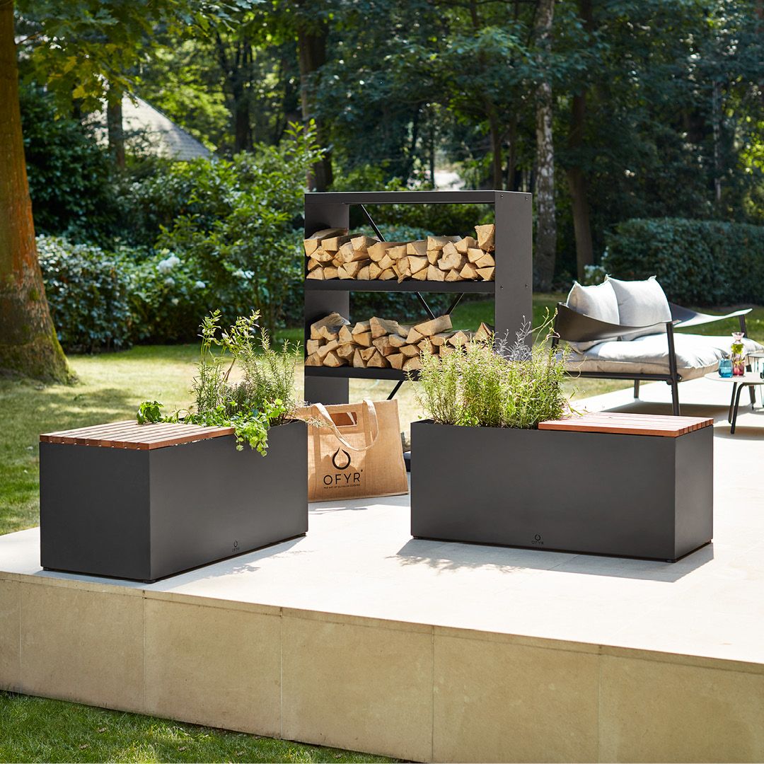 OFYR® Herb Garden Bench Corten - 2 Color Options