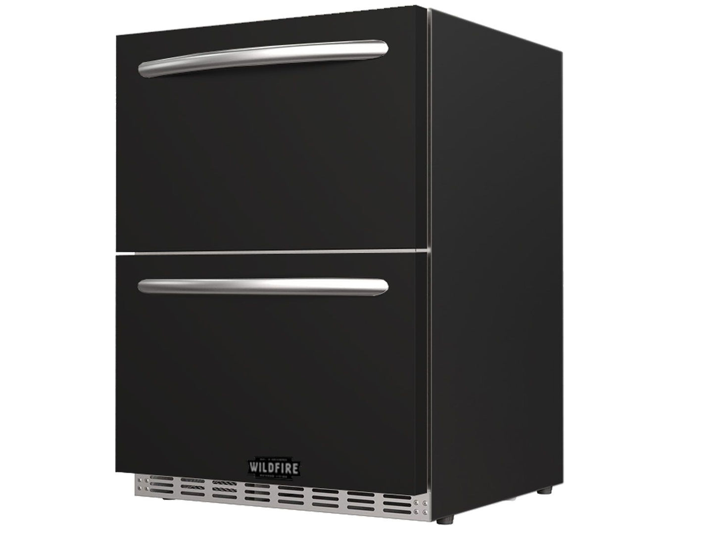 Wildfire Black Stainless Steel Sleeve for 24" Dual-Door Outdoor Refrigerator