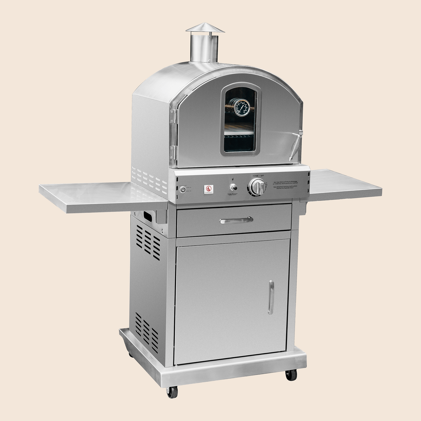 SUMMERSET™ Outdoor Freestanding Gas Pizza Oven [NG or LP]