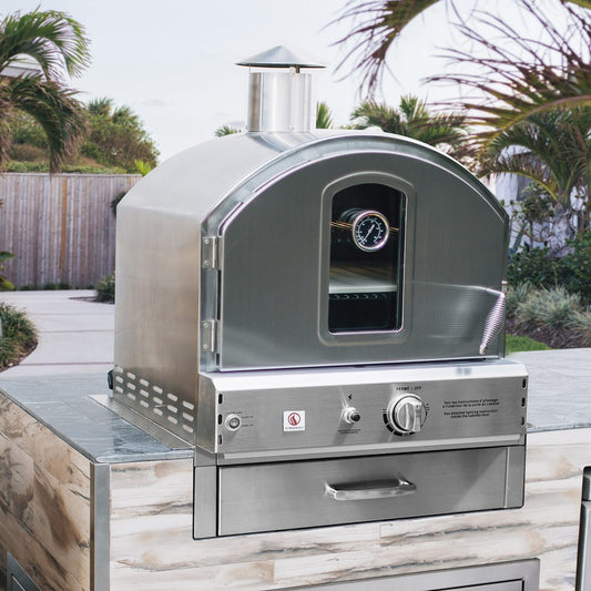 SUMMERSET™ Outdoor Countertop/Built-In Gas Pizza Oven [NG or LP]