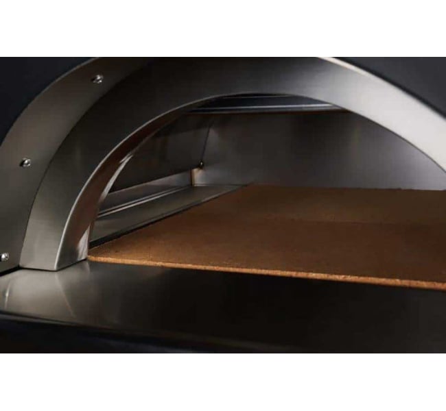 Coyote Hybrid Pizza Oven interior cooking surface