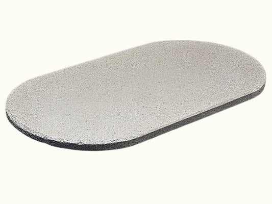 Primo® Natural Finished 18x16 Oval Fredstone Baking Stone for LG 300 (PG00354) — Main Image with transparent background