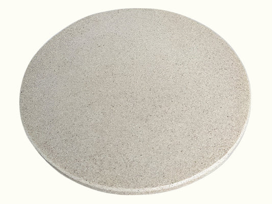 Primo® Natural Finished Round 19-Inch Fredstone Baking Stone (PG00353) — Main Image with transparent background