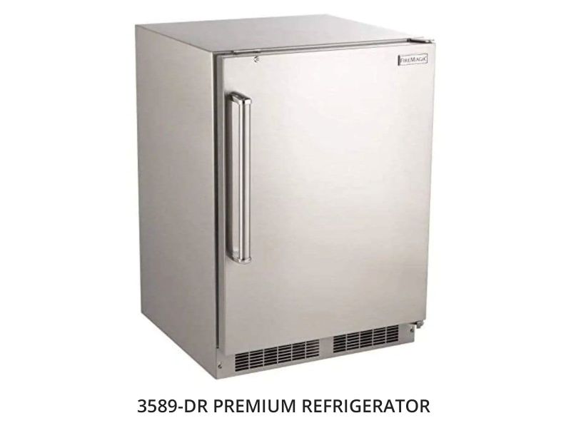 Fire Magic® L-Shaped GFRC Prefab BBQ Island System w/ Fridge Cutout [CLOSEOUT SALE]