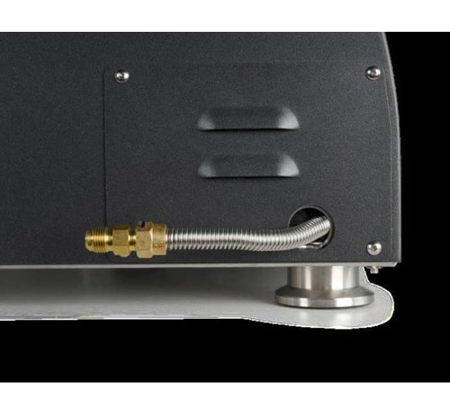 Coyote Hybrid Natural Gas Pizza Oven regulator connection detail