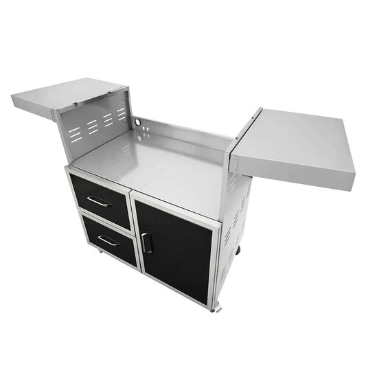 Wildfire 42" Freestanding Pre-Assembled Grill Cart [2 Color Options]