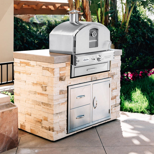 SUMMERSET™ Outdoor Countertop/Built-In Gas Pizza Oven [NG or LP]