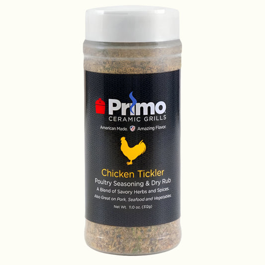 Primo® Chicken Tickler BBQ Seasoning by John Henry (11 oz Bottle) (PG00501) — Main Image with transparent background