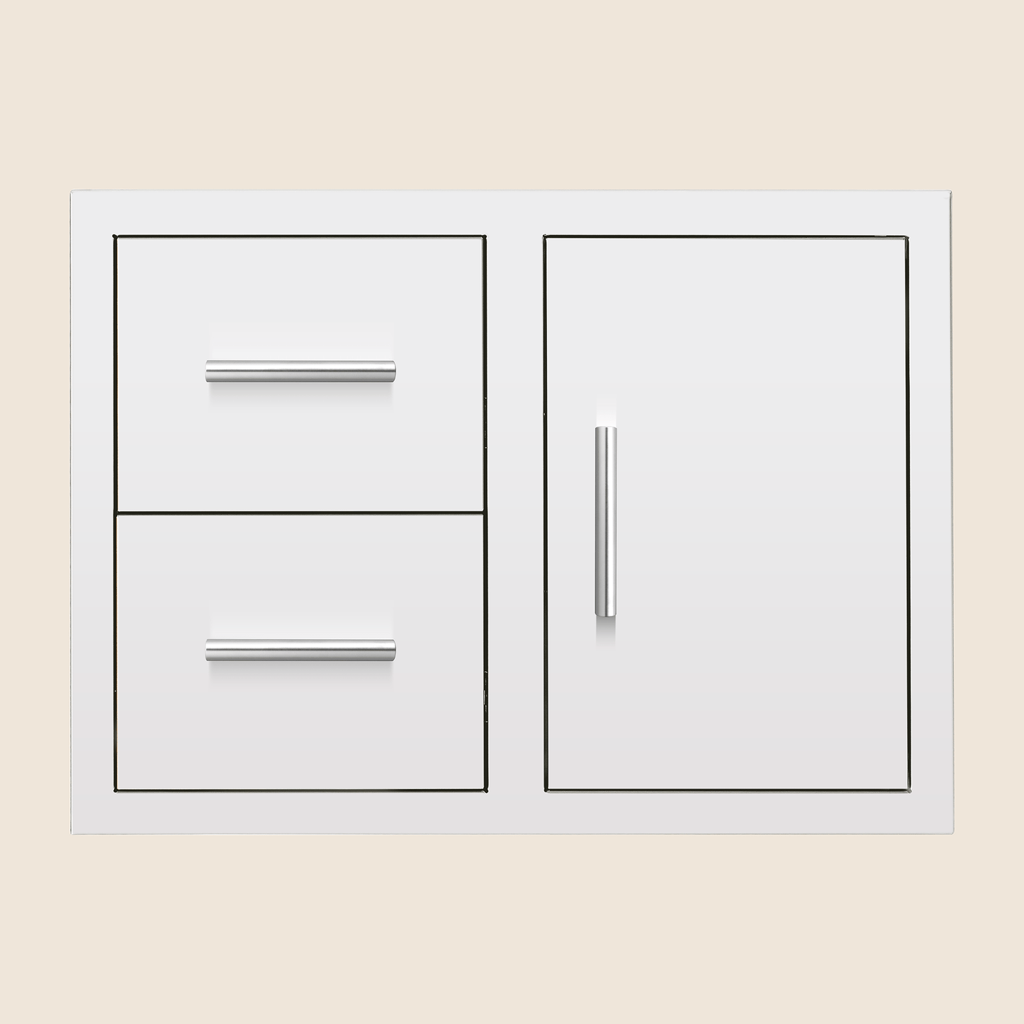 SUMMERSET™ 30″ 2-Drawer and Access Door Combo with Hidden Hinge