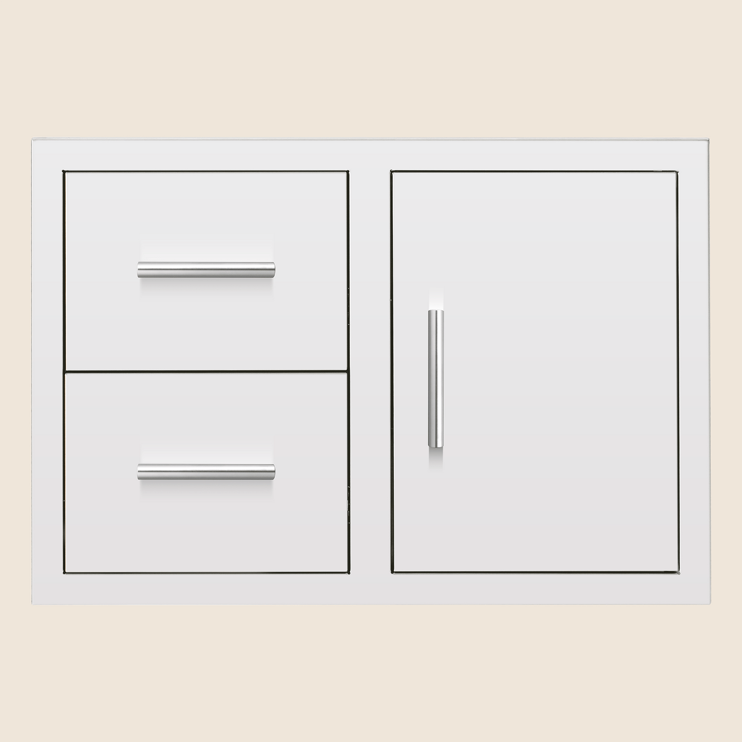 SUMMERSET™ 33″ 2-Drawer and Access Door Combo with Hidden Hinge