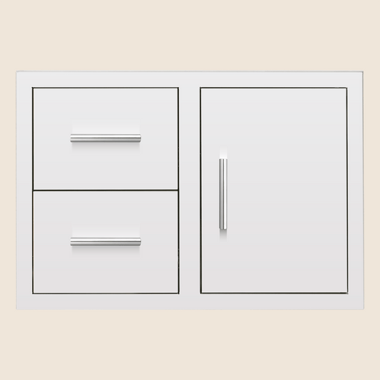SUMMERSET™ 33″ 2-Drawer and Access Door Combo with Hidden Hinge