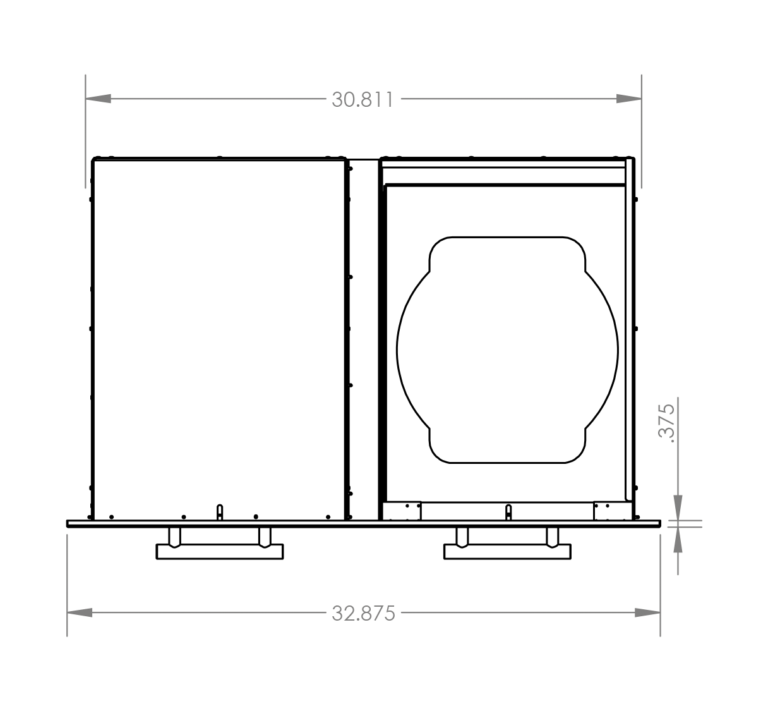 SUMMERSET™ 33" 2-Drawer & Vented Trash or Liquid Propane Tank Pull-Out Drawer Combo