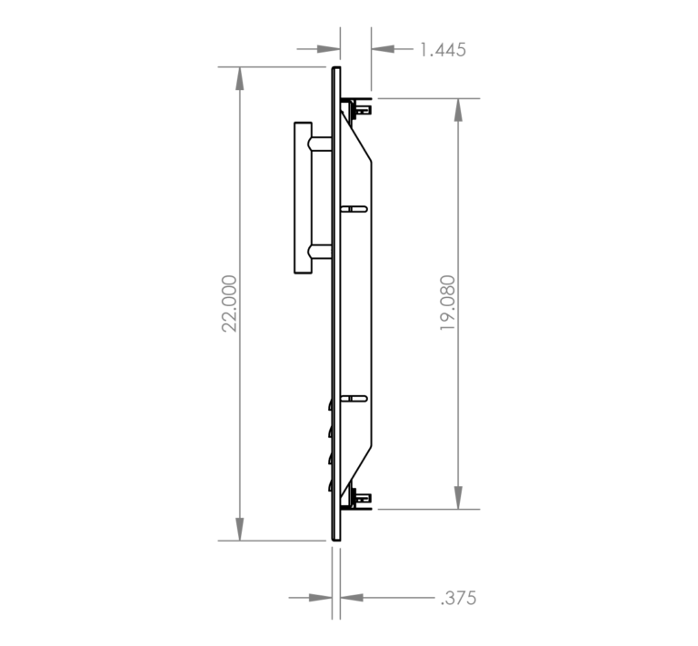 SUMMERSET™ 33" Vented Double Access Door with Hidden Hinge