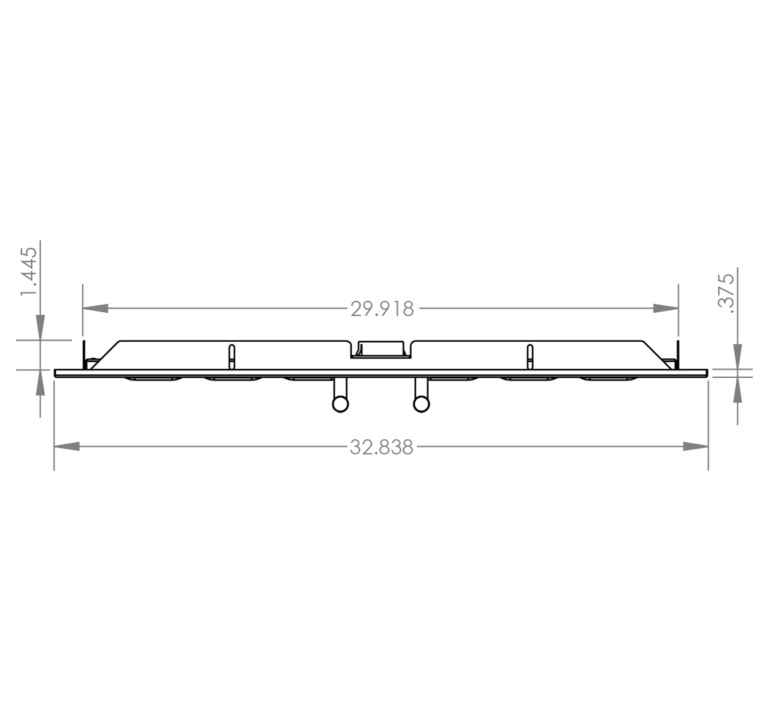 SUMMERSET™ 33" Vented Double Access Door with Hidden Hinge