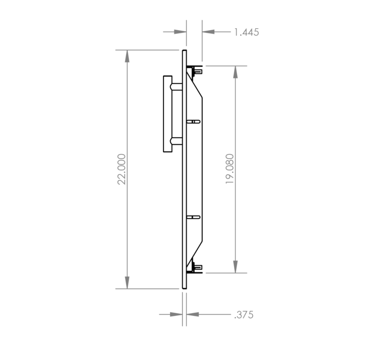 SUMMERSET™ 36" Double Access Door with Hidden Hinge