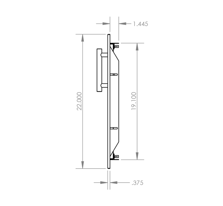 SUMMERSET™ 39" Double Access Door with Hidden Hinge