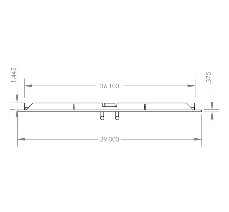 SUMMERSET™ 39" Double Access Door with Hidden Hinge