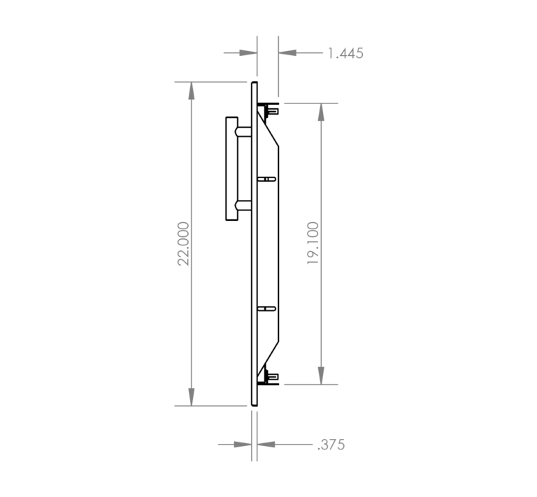 SUMMERSET™ 45" Double Access Door with Hidden Hinge