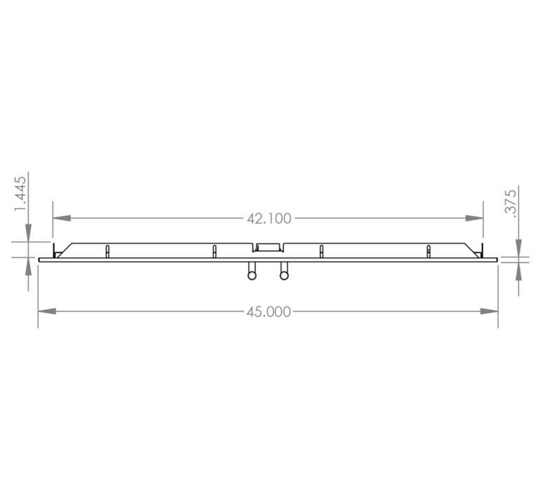 SUMMERSET™ 45" Double Access Door with Hidden Hinge