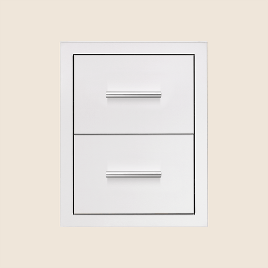 SUMMERSET™ 17" Double Drawer with Masonry Frame