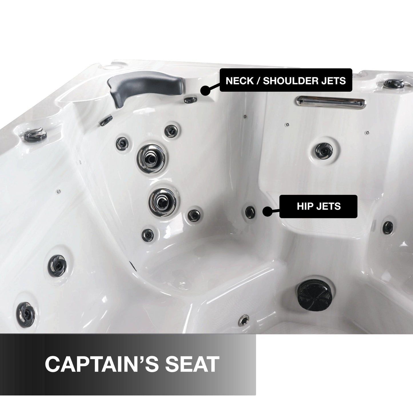 Erie 6-Person 46-Jet Hot Tub [KH-10104]