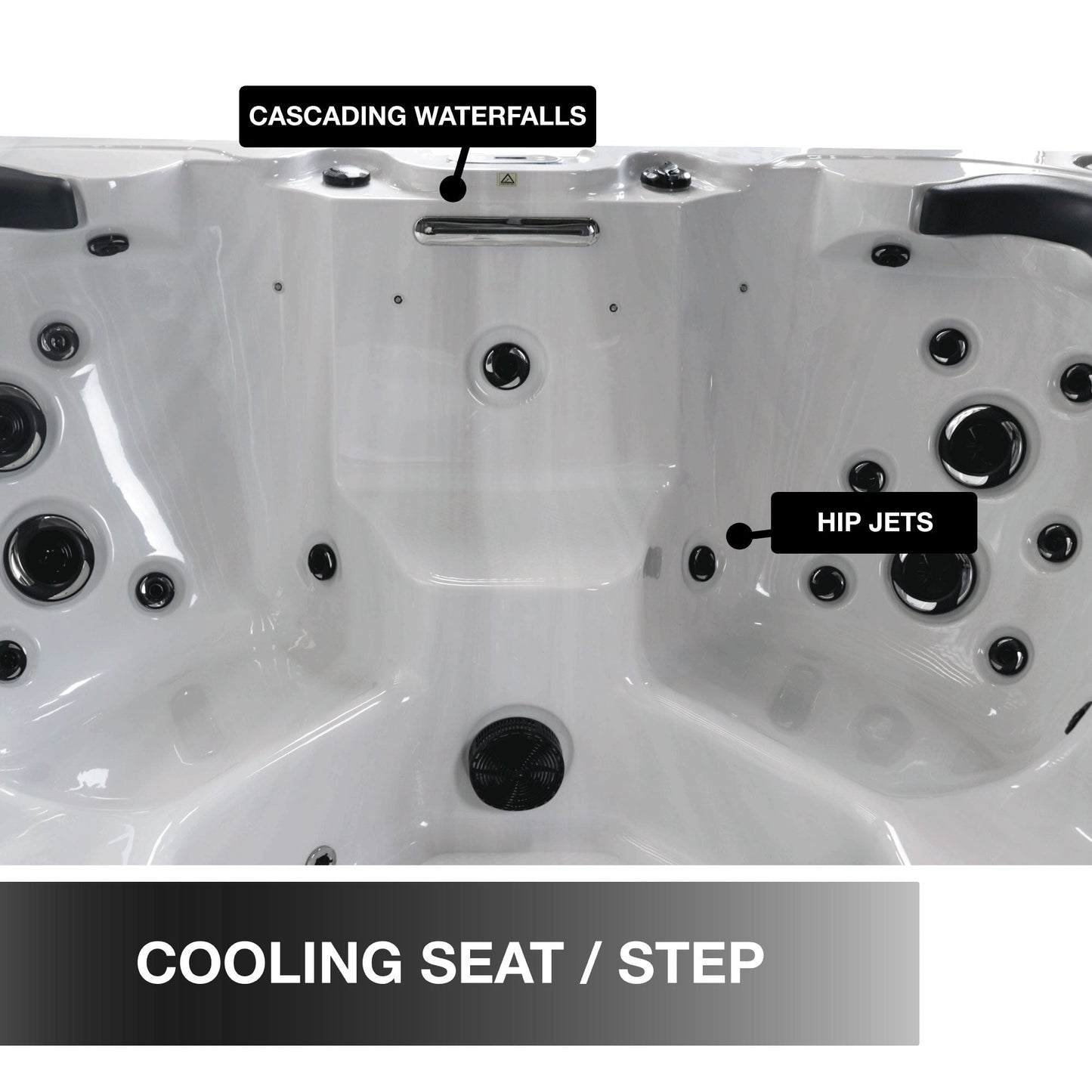 Erie 6-Person 46-Jet Hot Tub [KH-10104]