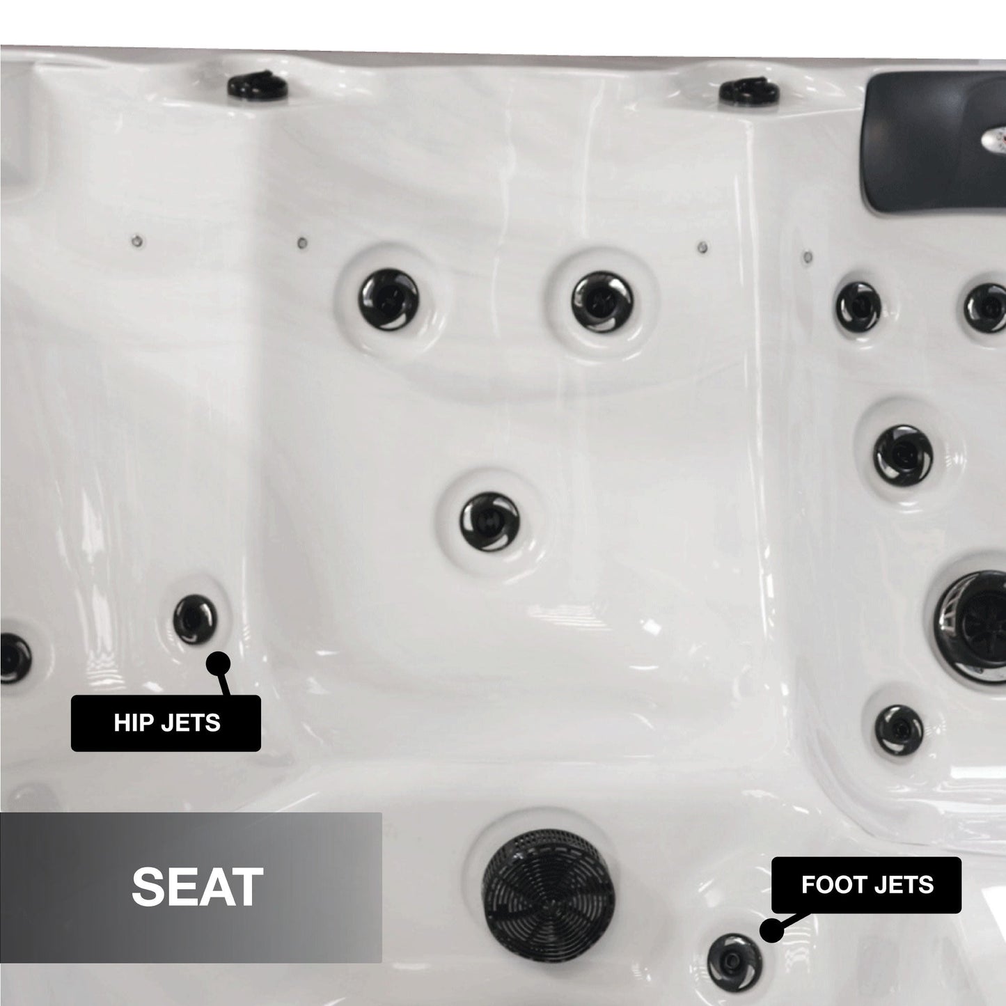 Erie 6-Person 46-Jet Hot Tub [KH-10104]
