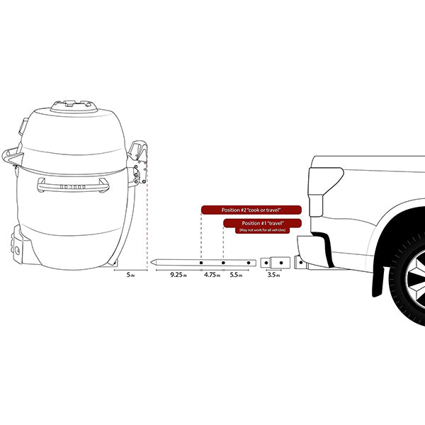 Broil King® Keg Hitch Adapter Kit