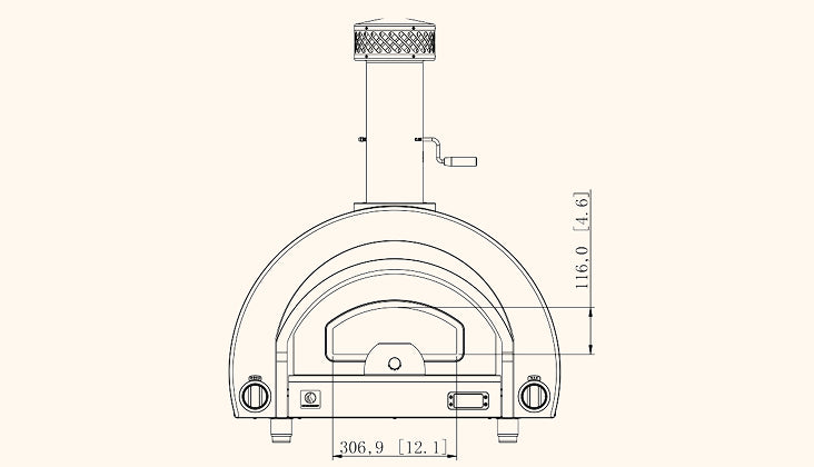 SUMMERSET™ Outdoor Countertop/Built-In Hybrid Pizza Oven [NG or LP]