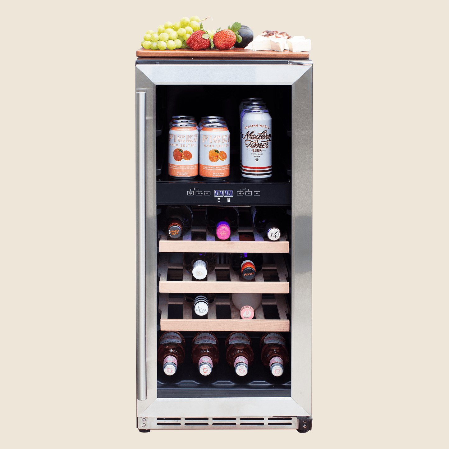 SUMMERSET™ 15″ 3.2 Cu. Ft. Outdoor Dual-Zone Wine Cooler