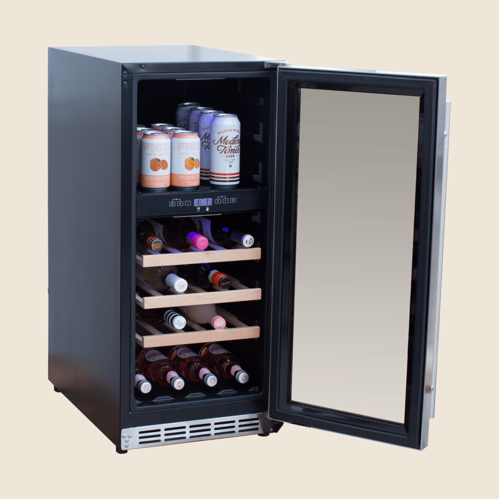 SUMMERSET™ 15″ 3.2 Cu. Ft. Outdoor Dual-Zone Wine Cooler