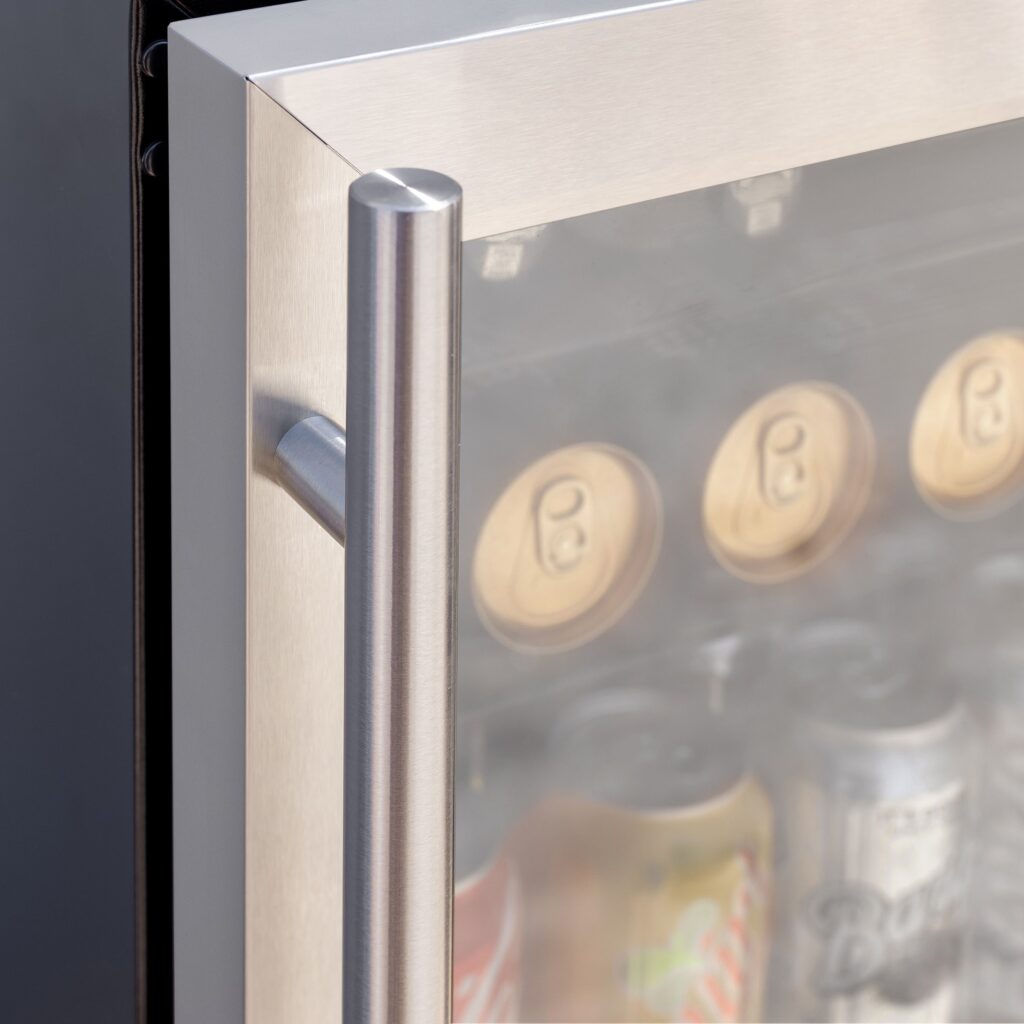SUMMERSET™ 24″ 5 Cu. Ft. Outdoor Refrigerator with Glass Door and Shelves