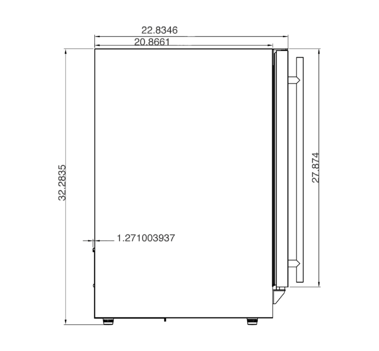 SUMMERSET™ 24″ 5.3 Cu. Ft. Outdoor Single-Zone Wine Cooler