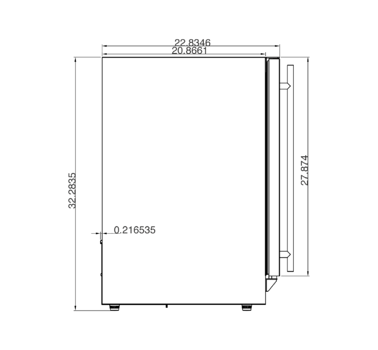 SUMMERSET™ 24″ 5.3 Cu. Ft. Outdoor Dual-Zone Wine Cooler