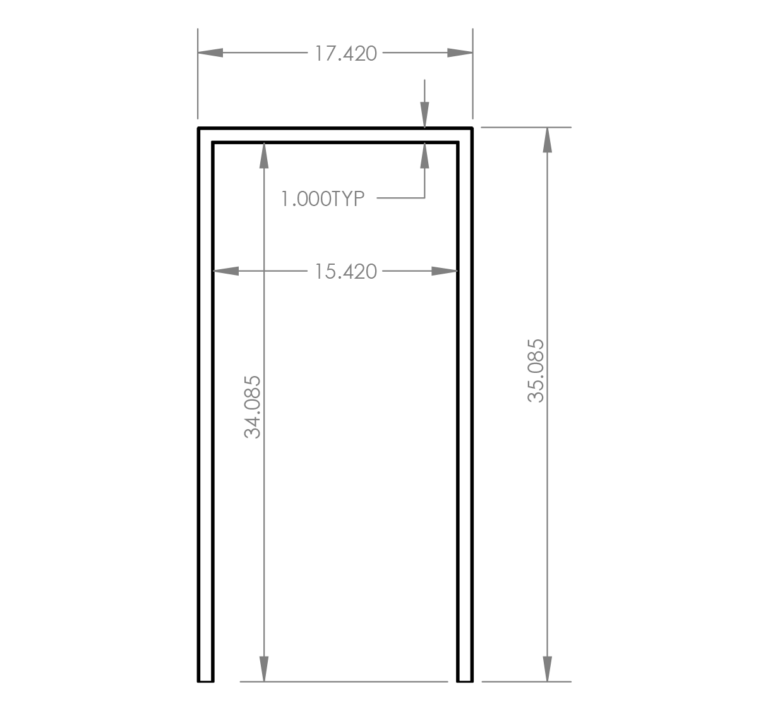 SUMMERSET™ Trim Kit for 15″ Outdoor Refrigerators, Wine Coolers & Ice Makers