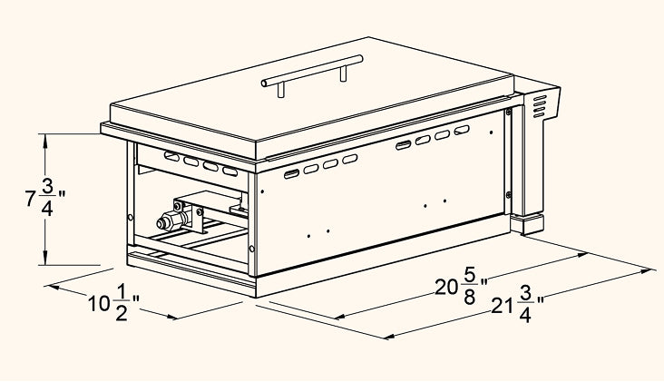 SUMMERSET™ Built-In Double Side Burner [2 Fuel Types]