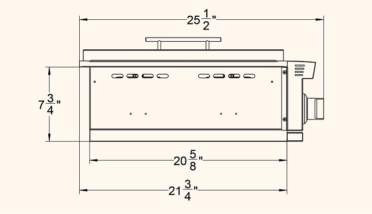SUMMERSET™ Built-In Double Side Burner [2 Fuel Types]