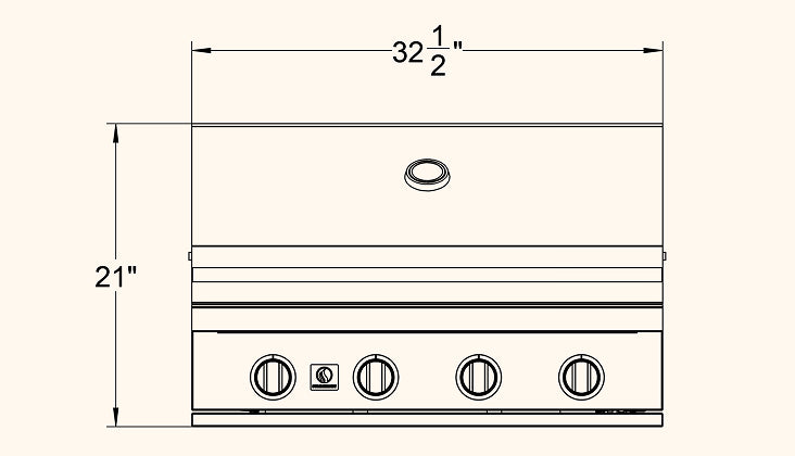 SUMMERSET™ Sizzler 32" Built-In Grill [2 Fuel Types]