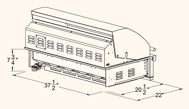 SUMMERSET™ Sizzler Pro 40" Built-In Grill [2 Fuel Types]