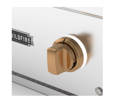 Wildfire Brushed Bronze Designer Finish Knob & Base