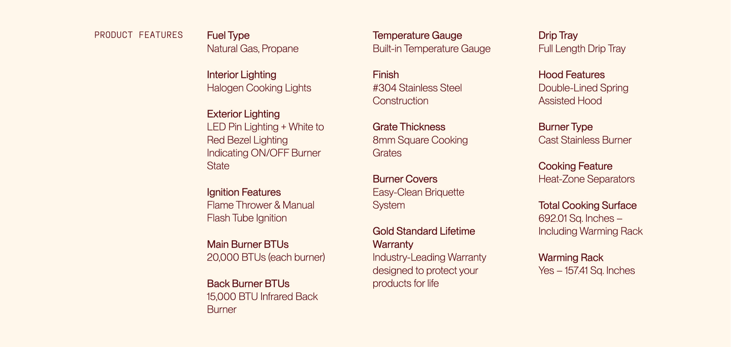 SUMMERSET™ TRL Pro 32" Built-In Grill [2 Fuel Types]