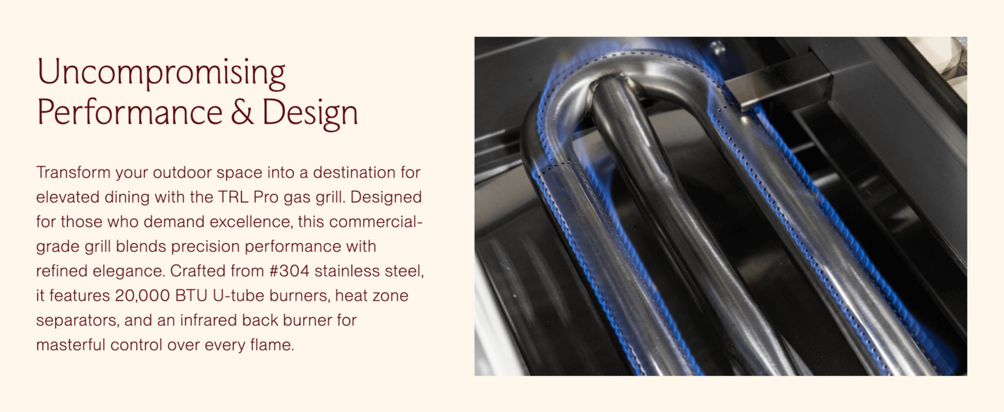 SUMMERSET™ TRL Pro 40" Built-In Grill [2 Fuel Types]