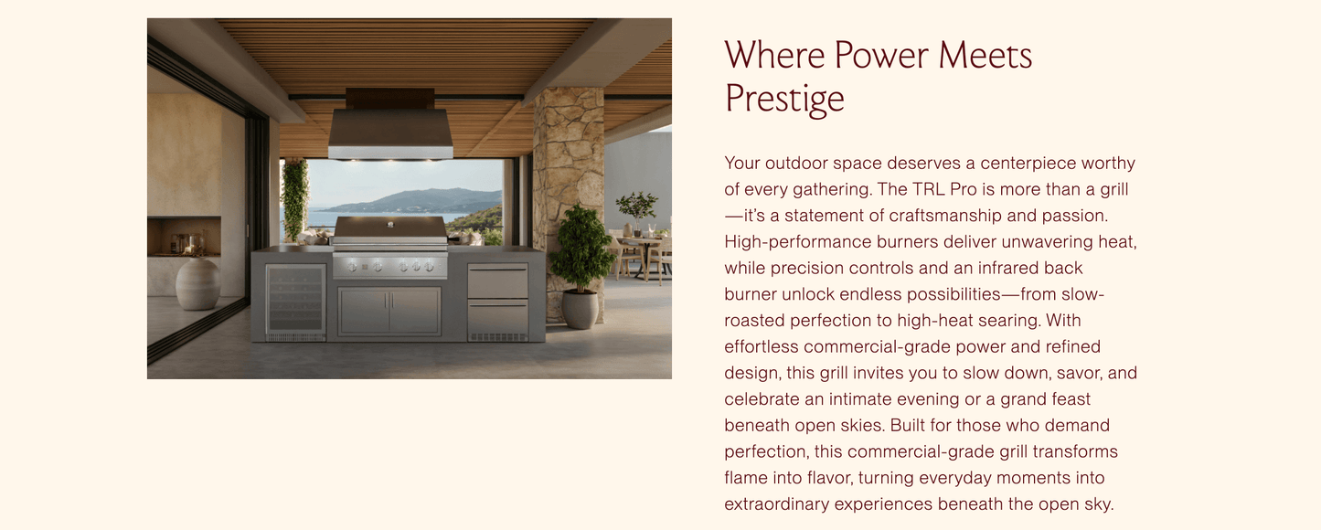 SUMMERSET™ TRL Pro 40" Built-In Grill [2 Fuel Types]
