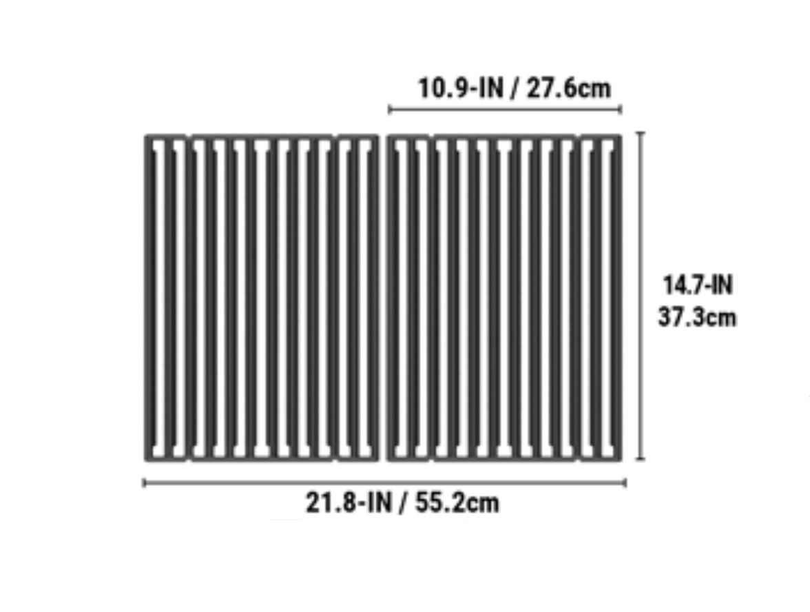 Broil King® Monarch™ 300/Royal™ 300 Cast Iron Cooking Grid [2 pcs]